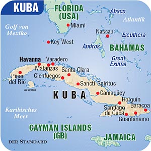 Kuba népszerű utazási célpont